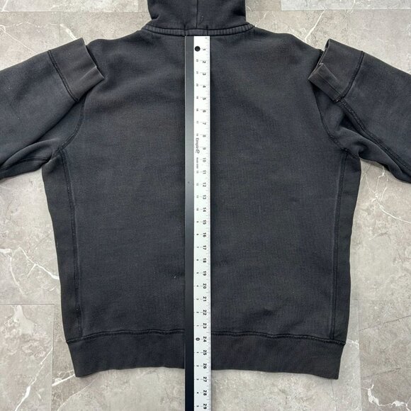 Polo Ralph Lauren Hoodie Mens XL Full Zip Black Sweatshirt Full Zip Red Pony - Picture 9 of 10